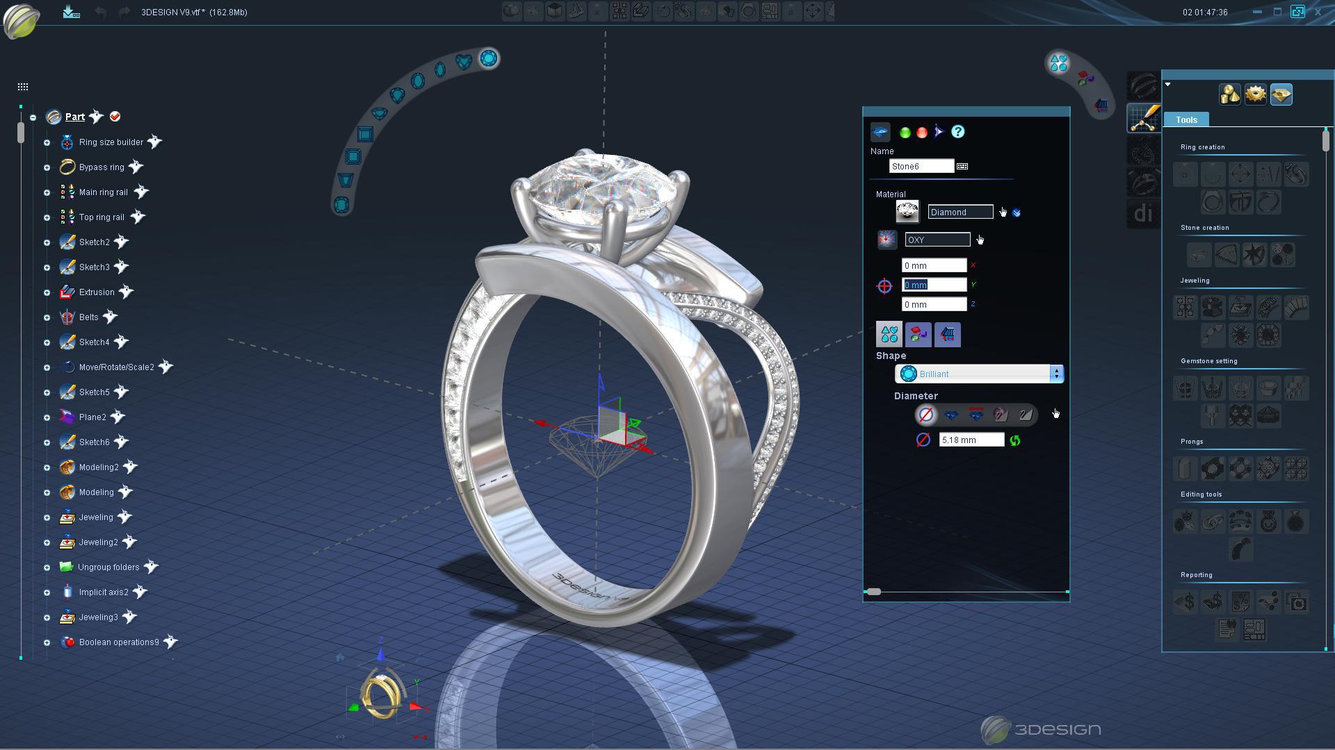 Jewelry CAD Design | Jewelry CAD Dream | 3D Jewelry Design
