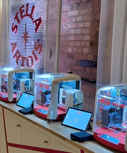 Gravotech - Stella Artois engraving machines