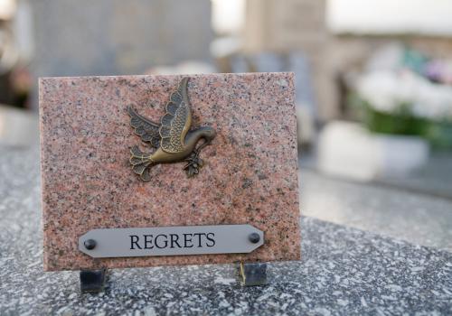 Engraved memorial plaque created with a stone laser engraving machine