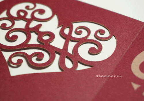 Cut-out card made Pergraphica® Colours 