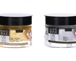 Gilding wax: gold and silver